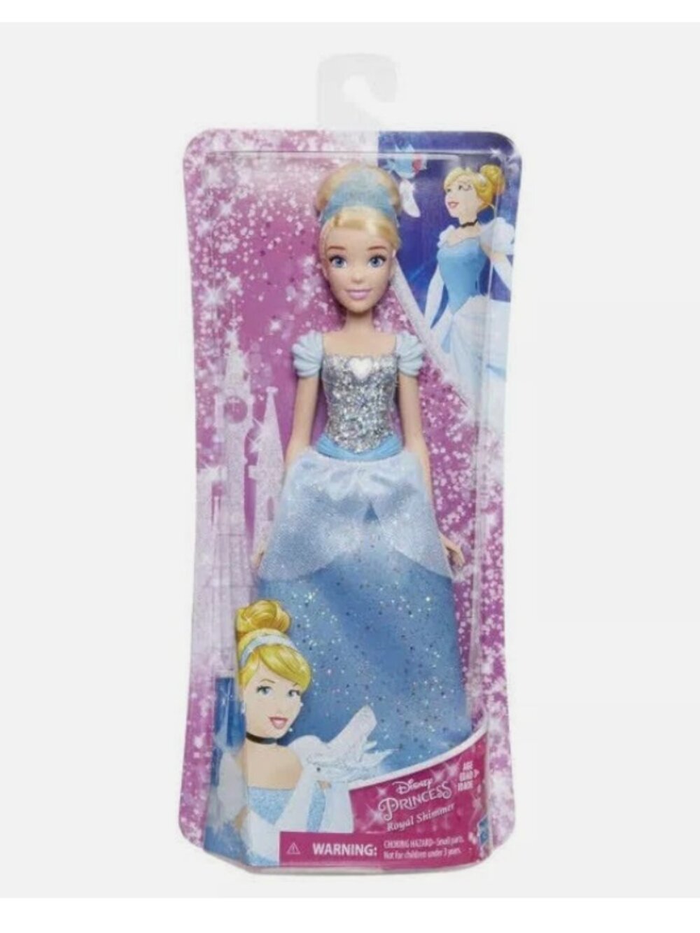 Disney Princess Cinderella Doll Royal Shimmer with Sparkly Skirt, Tiara, Shoes